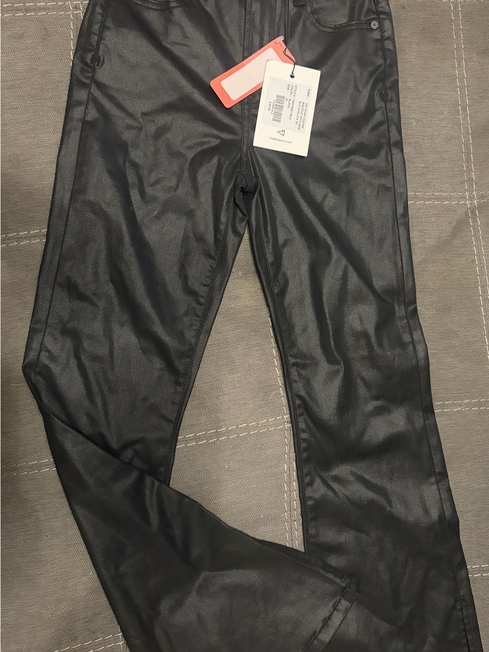 Women’s Black Coated Skinny Jeans